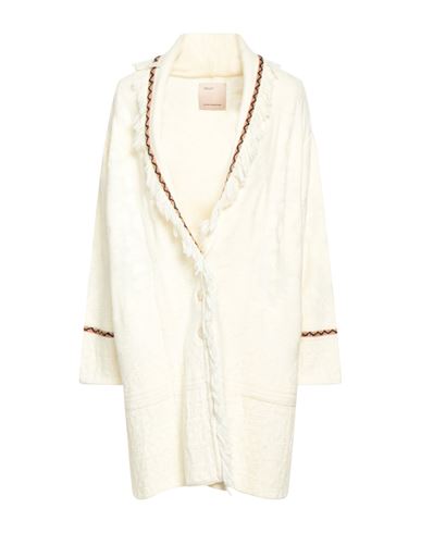 Aldomartins Woman Cardigan Ivory Size 10 Polyamide, Acrylic, Wool In White