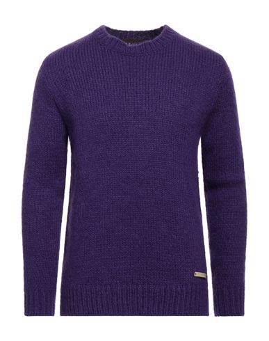 Takeshy Kurosawa Man Sweater Purple Size Xl Acrylic, Polyamide, Mohair Wool