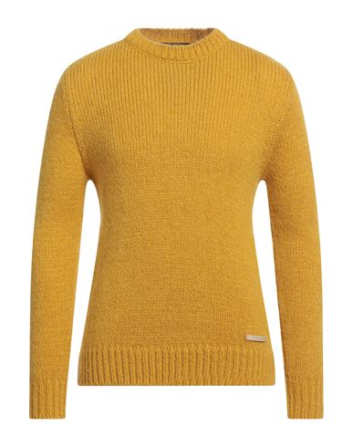 Takeshy Kurosawa Man Sweater Ocher Size Xxl Acrylic, Polyamide, Mohair Wool In Yellow
