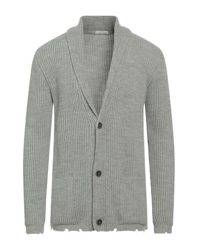 Grey Daniele Alessandrini Man Cardigan Grey Size 40 Wool, Acrylic
