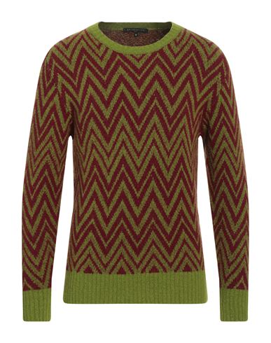 Brian Dales Man Sweater Acid Green Size Xl Wool, Polyamide, Cashmere, Elastane