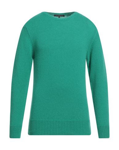 Brian Dales Man Sweater Green Size L Wool, Cashmere