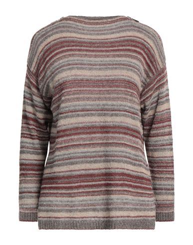 Nenè Woman Sweater Brick Red Size 10 Virgin Wool, Polyamide, Polyester, Elastane
