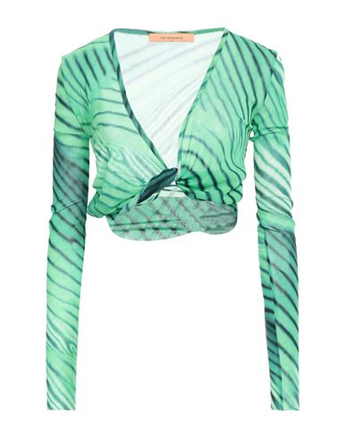 The Andamane Woman Wrap Cardigans Green Size 6 Polyamide