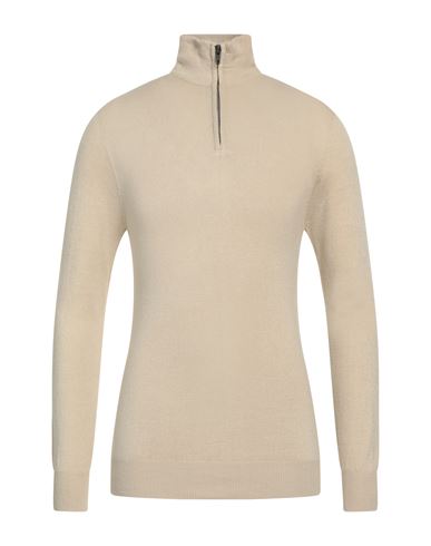 French Connection Man Turtleneck Beige Size Xl Acrylic