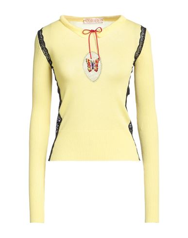 Cormio Woman Sweater Yellow Size M Viscose
