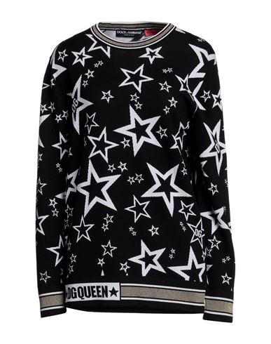 Dolce & Gabbana Woman Sweater Black Size 0 Virgin Wool, Viscose, Polyamide, Polyester, Polyurethane