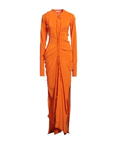 Talia Byre Woman Sweater Orange Size M Virgin Wool, Cashmere