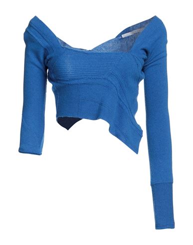 Talia Byre Woman Sweater Blue Size Xl Virgin Wool, Cashmere