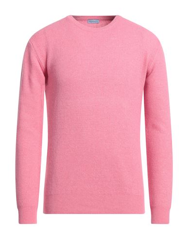 Herman & Sons Man Sweater Pink Size Xxl Wool, Cashmere