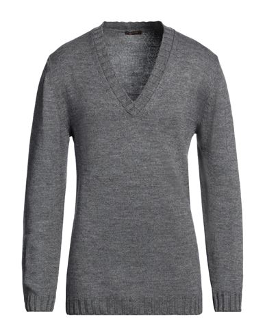 Officina 36 Man Sweater Grey Size S Merino Wool, Acrylic