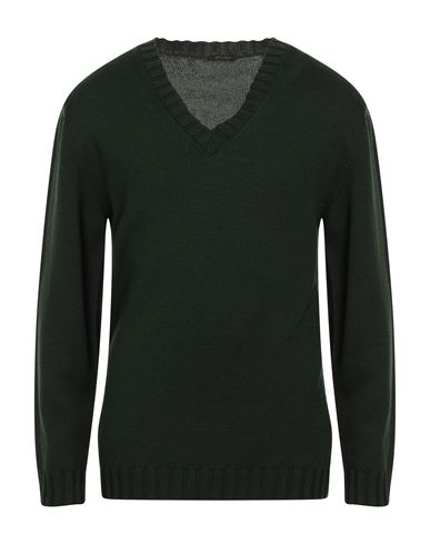 Officina 36 Man Sweater Dark Green Size Xl Merino Wool, Acrylic