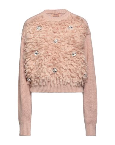 N°21 Woman Sweater Blush Size 6 Polyamide, Mohair Wool, Wool, Viscose, Cashmere In Pink