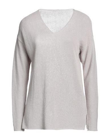 Anneclaire Woman Sweater Beige Size 12 Linen, Polyamide
