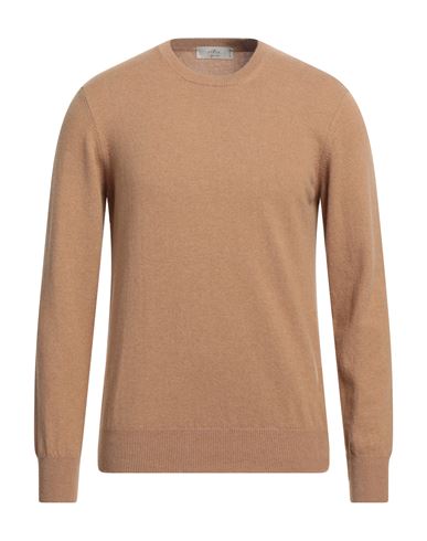 Altea Man Sweater Camel Size L Cashmere In Beige