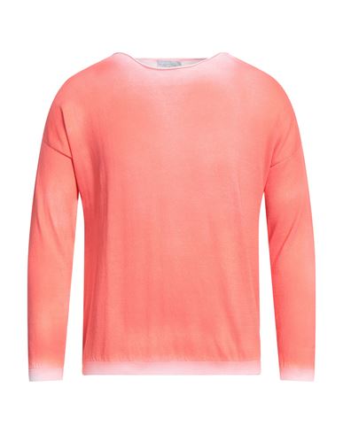 Ploumanac'h Man Sweater Salmon Pink Size L Cotton