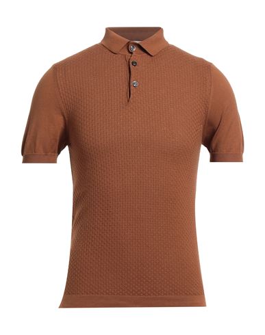 Spadalonga Man Sweater Tan Size 40 Cotton In Brown