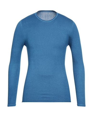 Shop Majestic Filatures Man Sweater Blue Size M Cashmere