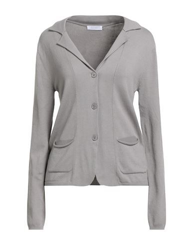 Majestic Filatures Woman Cardigan Grey Size 1 Organic Cotton, Elastane