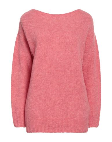 Gentryportofino Woman Sweater Pastel Pink Size 12 Virgin Wool, Polyamide
