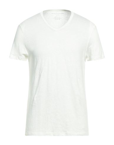 Majestic Filatures Man T-shirt White Size M Linen, Elastane
