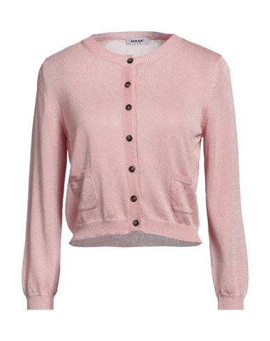 Base Milano Woman Cardigan Pastel Pink Size 8 Cotton, Viscose, Polyamide