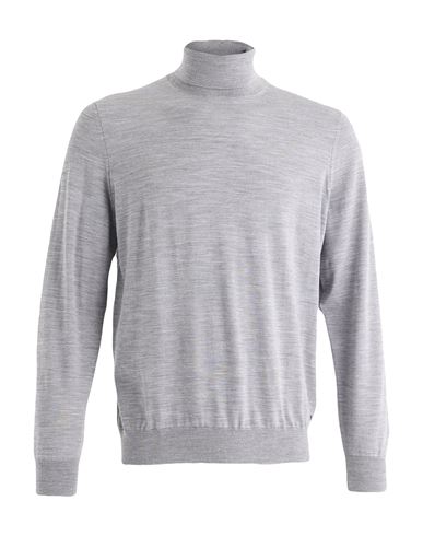 Dunhill Man Turtleneck Grey Size Xl Wool In Grey