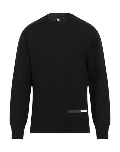 Oamc Man Sweater Black Size Xs Wool, Cotton, Polyamide