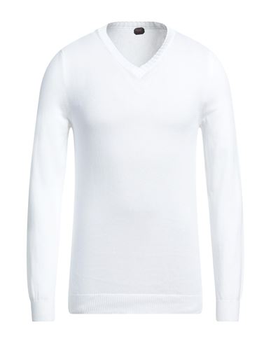 Mp Massimo Piombo Man Sweater White Size L Mako Cotton