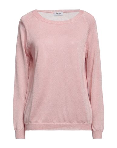 Base Woman Sweater Pastel Pink Size 10 Cotton, Viscose, Polyamide
