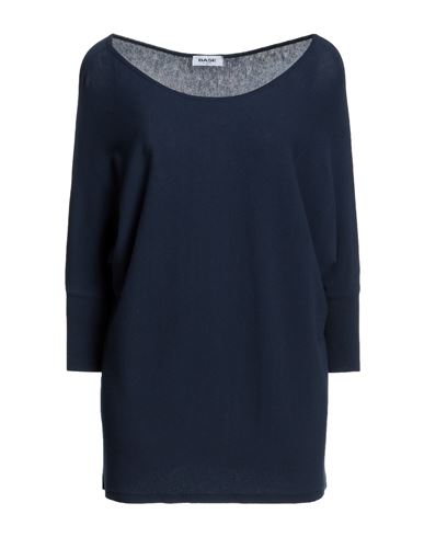 Base Woman Sweater Midnight Blue Size 10 Viscose, Polyester