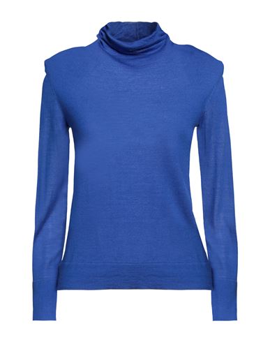 Emma & Gaia Woman Sweater Bright Blue Size 4 Wool