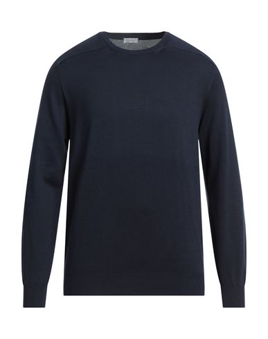 Cruciani Man Sweater Dark Purple Size 42 Cotton In Navy Blue