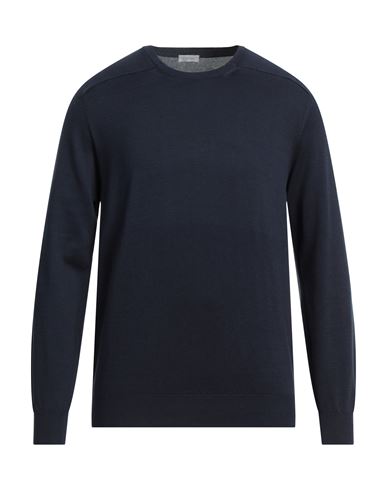 CRUCIANI CRUCIANI MAN SWEATER NAVY BLUE SIZE 42 COTTON