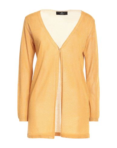 Compagnia Italiana Woman Cardigan Ocher Size S Viscose, Polyester, Polyamide In Yellow
