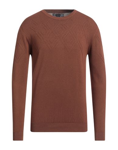 Shop North Pole Man Sweater Brown Size M Viscose, Nylon