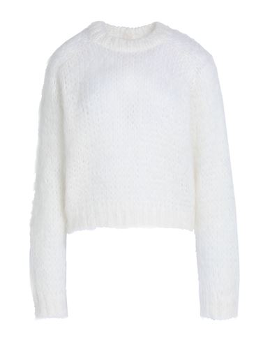 N°21 Woman Sweater White Size 2 Mohair Wool, Polyamide