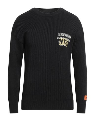 Heron Preston Man Sweater Black Size S Wool, Acrylic