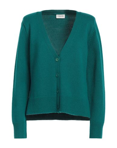 P.a.r.o.s.h P. A.r. O.s. H. Woman Cardigan Emerald Green Size Xl Wool, Cashmere