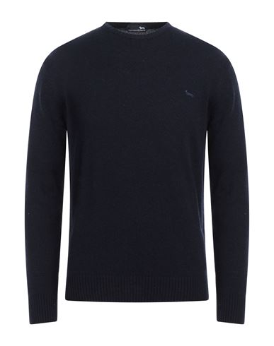 Harmont & Blaine Man Sweater Midnight Blue Size Xxl Cotton, Wool, Cashmere In Blue