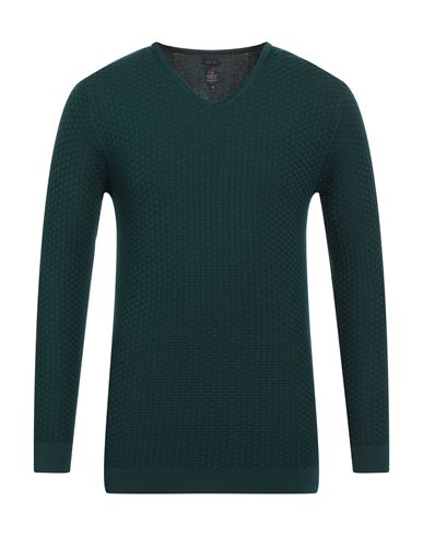 North Pole Man Sweater Dark Green Size M Viscose, Nylon