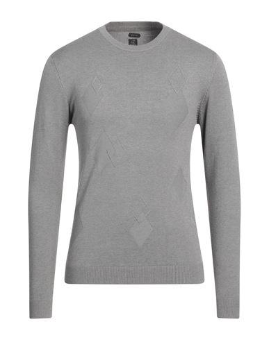 North Pole Man Sweater Grey Size Xl Viscose, Nylon