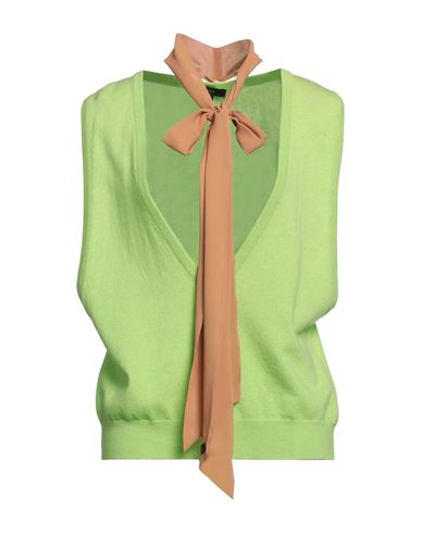 Jejia Woman Cardigan Acid Green Size 10 Merino Wool, Viscose, Polyamide, Cashmere
