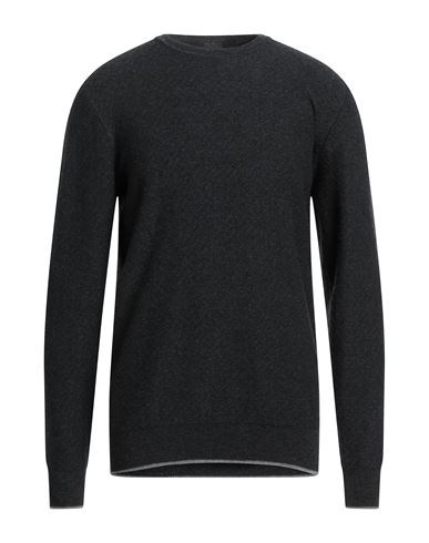 MESSAGERIE MESSAGERIE MAN SWEATER STEEL GREY SIZE XL MERINO WOOL, VISCOSE, POLYAMIDE, CASHMERE