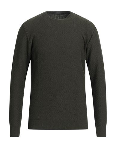 Messagerie Man Sweater Military Green Size M Merino Wool, Viscose, Polyamide, Cashmere