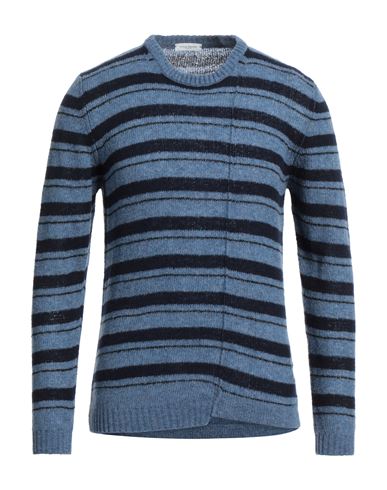 Paolo Pecora Man Sweater Slate Blue Size M Virgin Wool, Polyamide