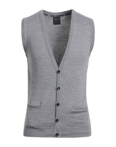 Retois Man Cardigan Grey Size L Merino Wool, Acrylic
