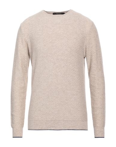 Messagerie Man Sweater Beige Size Xxl Merino Wool, Viscose, Polyamide, Cashmere