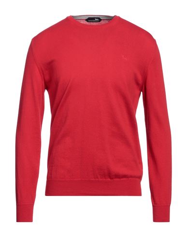 Harmont & Blaine Man Sweater Tomato Red Size 3xl Cotton