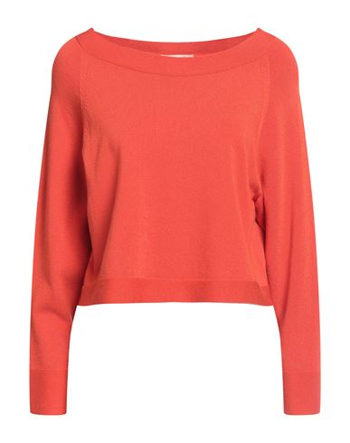 Too Nude Woman Sweater Orange Size S Viscose, Acrylic, Elastane